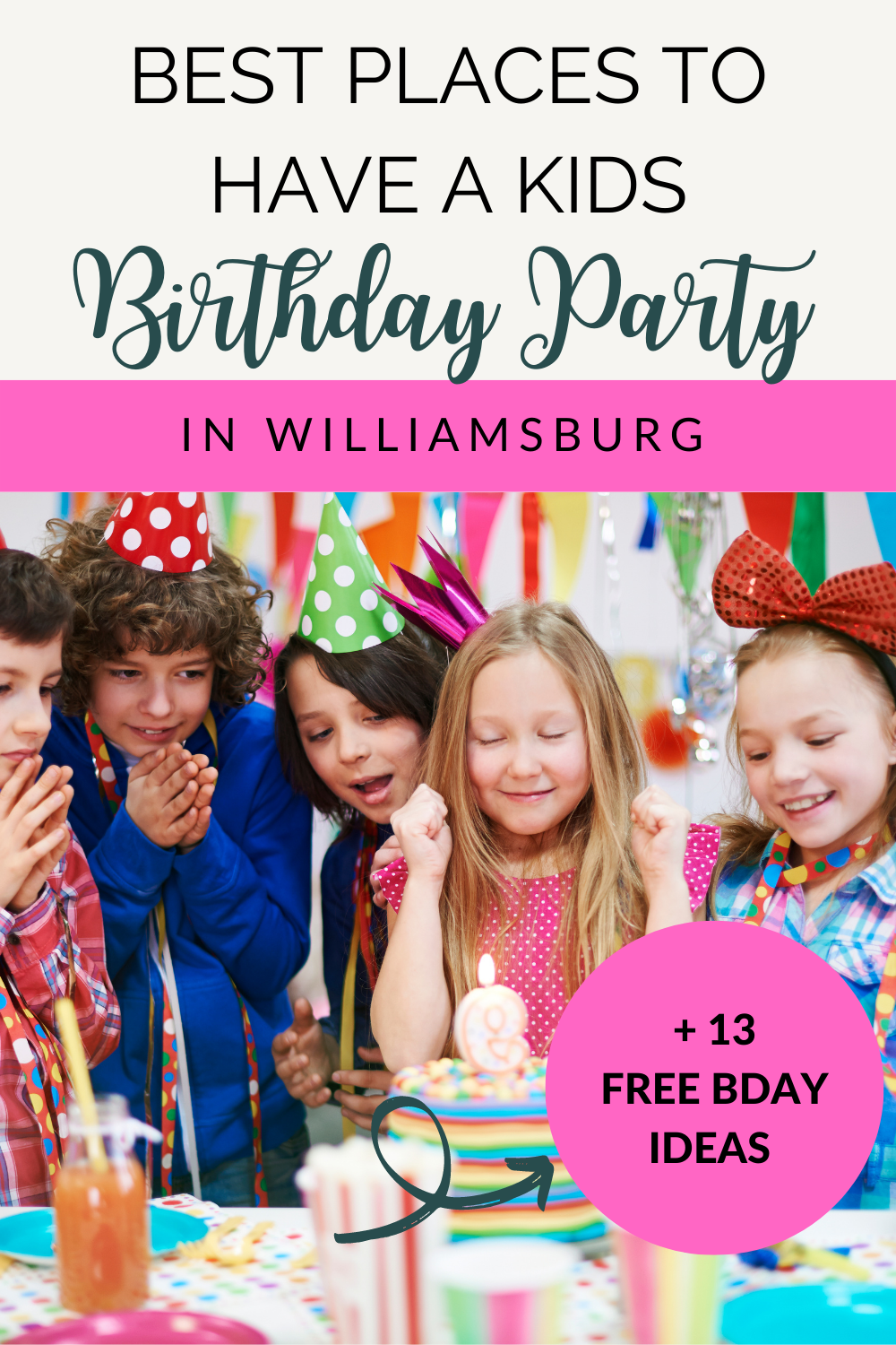 places to have kids birthday party williamsburg va